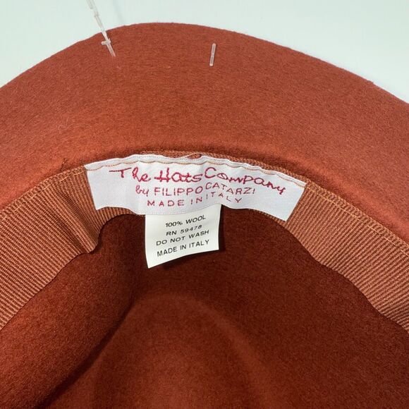 The Hat\'s Company By Fillipo Catarzi Wool Hat - Rust